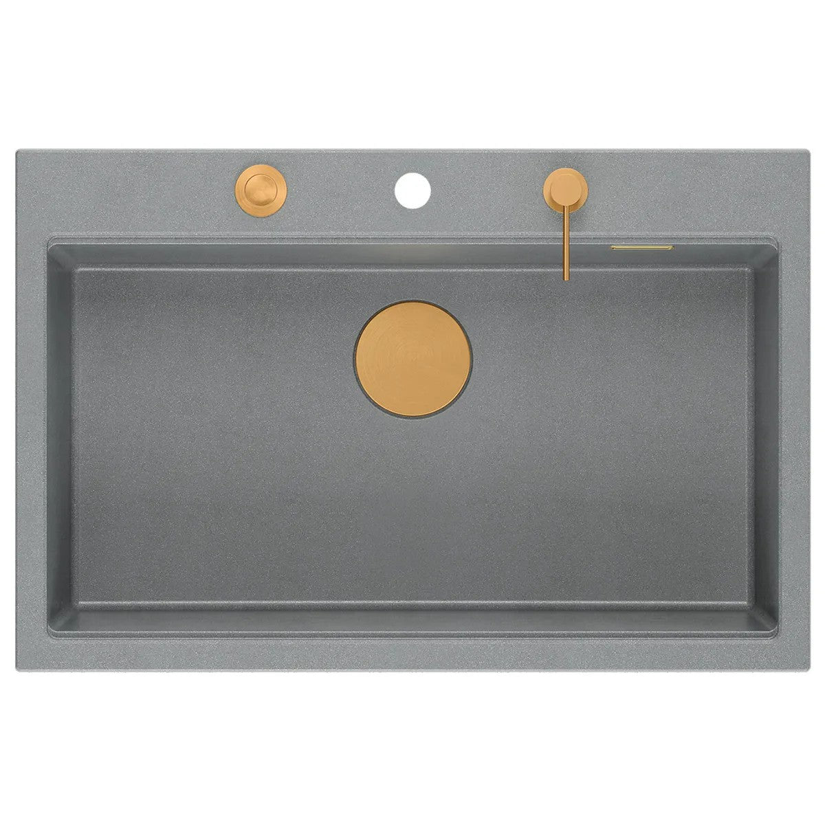Chiuveta Din Granit MARC 110 WORKSTATION Grey Metallic Dop Cupru Periat 6