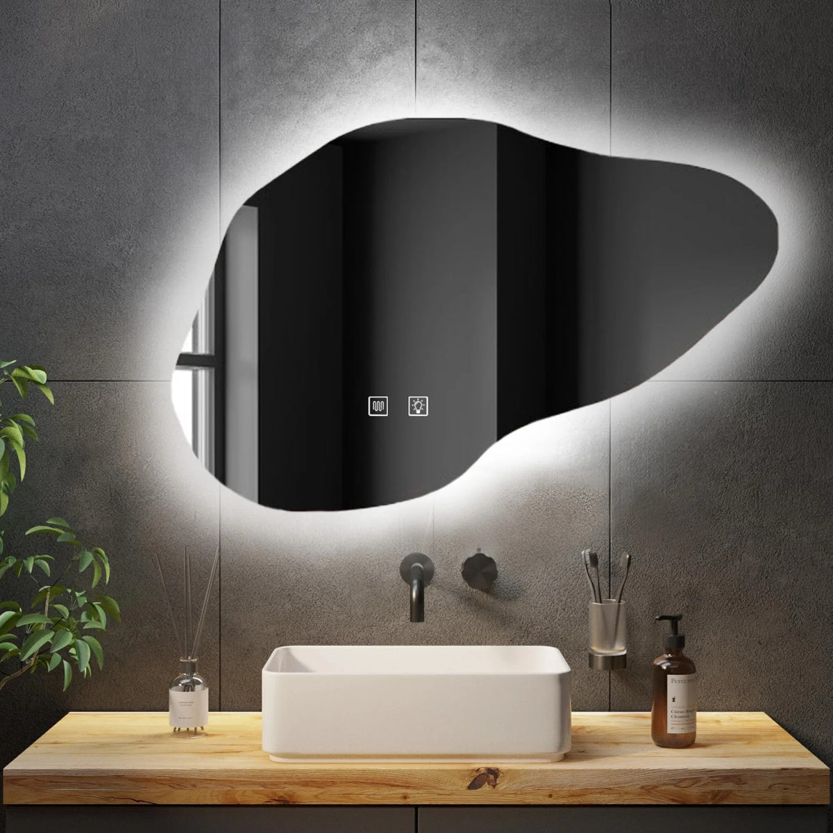 Oglindă P11229 LED CLOUD B 100x70cm 6