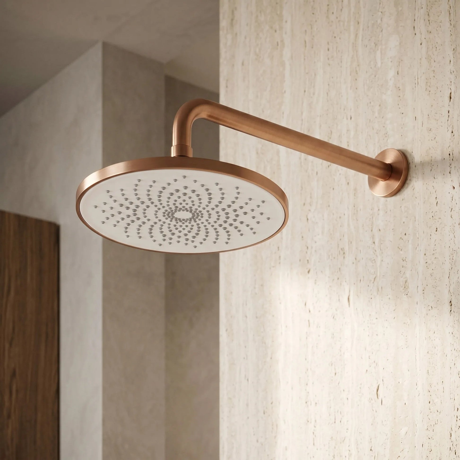 Cap De Duș Rotund REA JS-021BRG Brush Copper 6