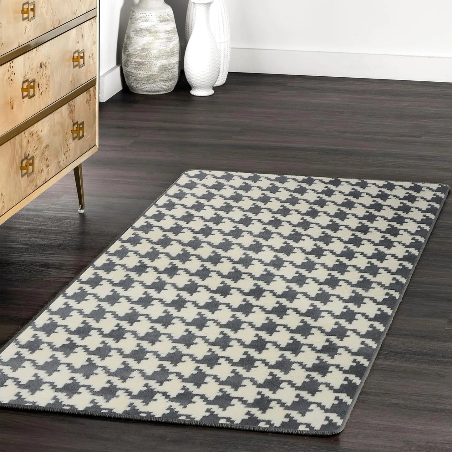 COVOR Din Plus Clover Pepitka Grey 140 X 200 6