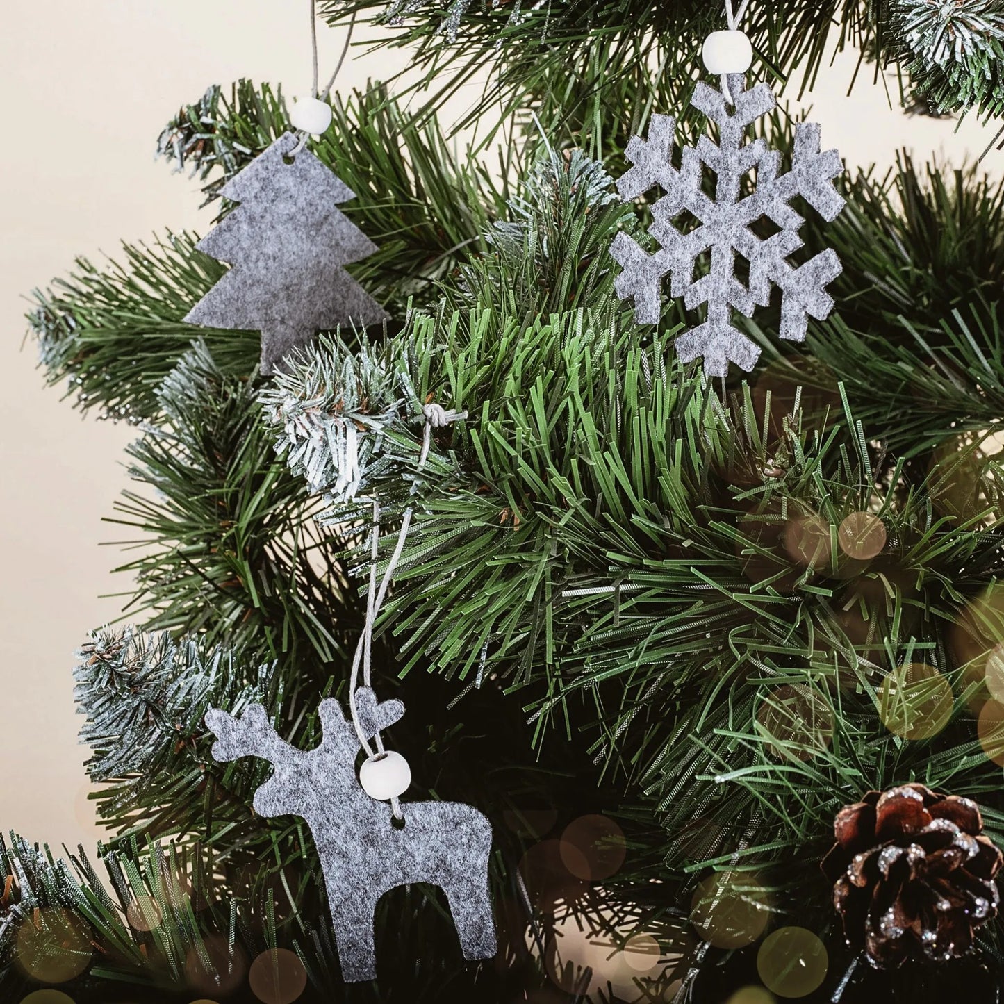 Decoratiuni De Craciun Silver Frost 42 Bucăți 6