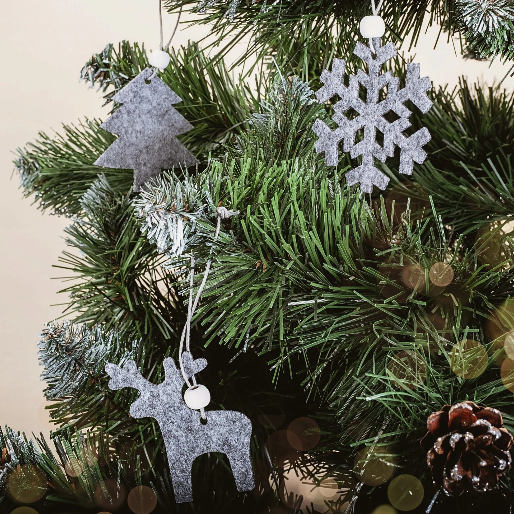 Decoratiuni De Craciun Silver Frost 42 Bucăți 6