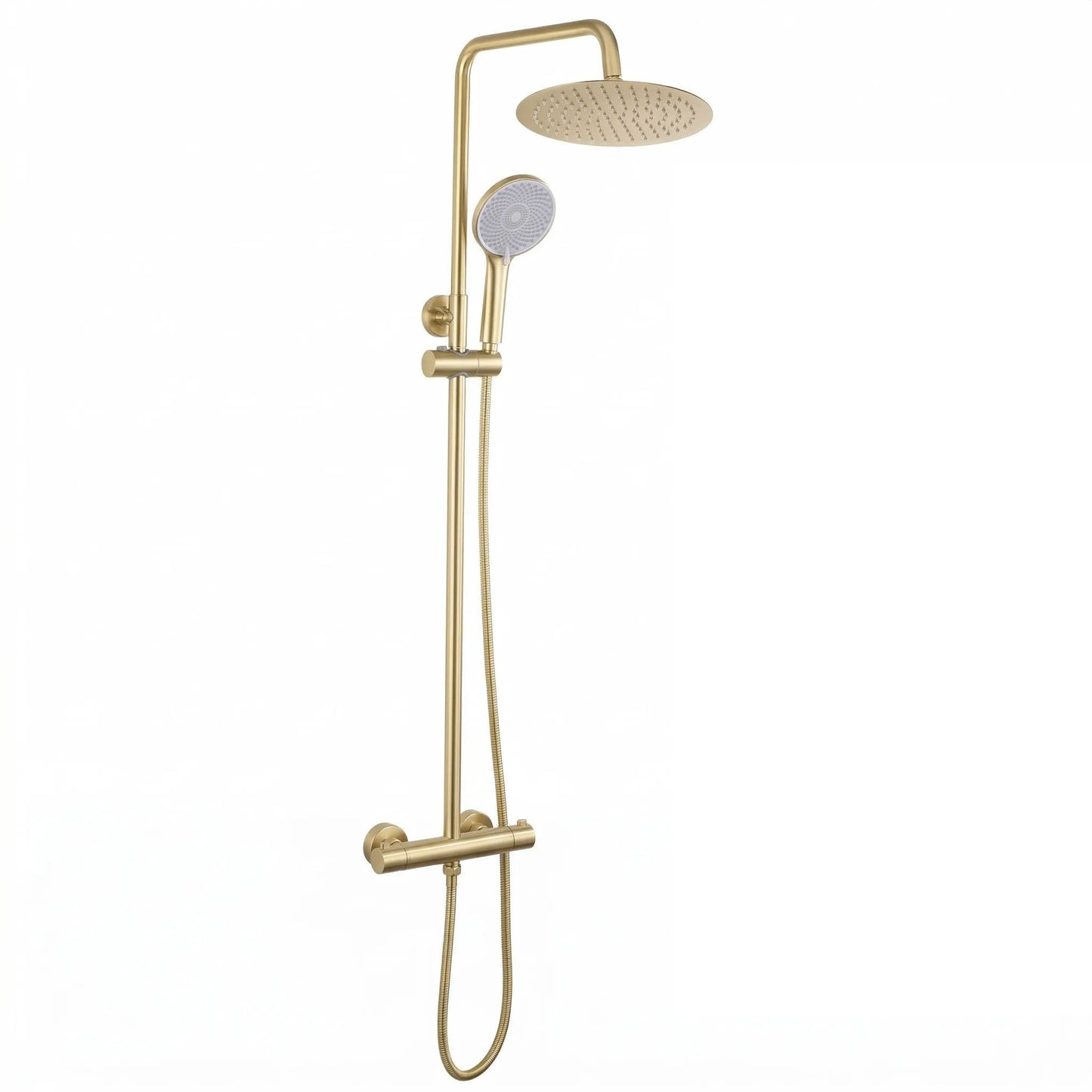 Set de duș fără pipă cu termostat Rea Lungo Gold Brush  6
