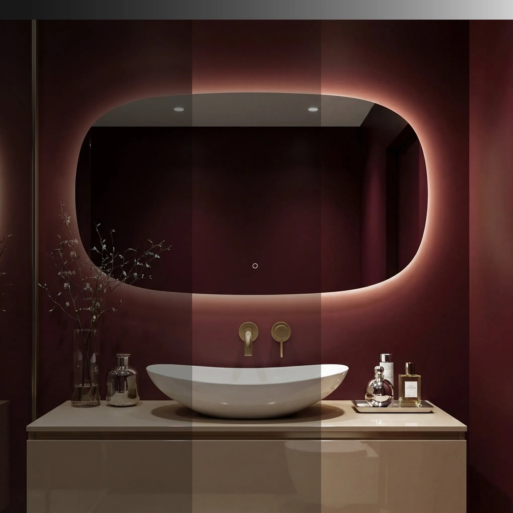 Oglindă LED 100x60cm TOP-4  6