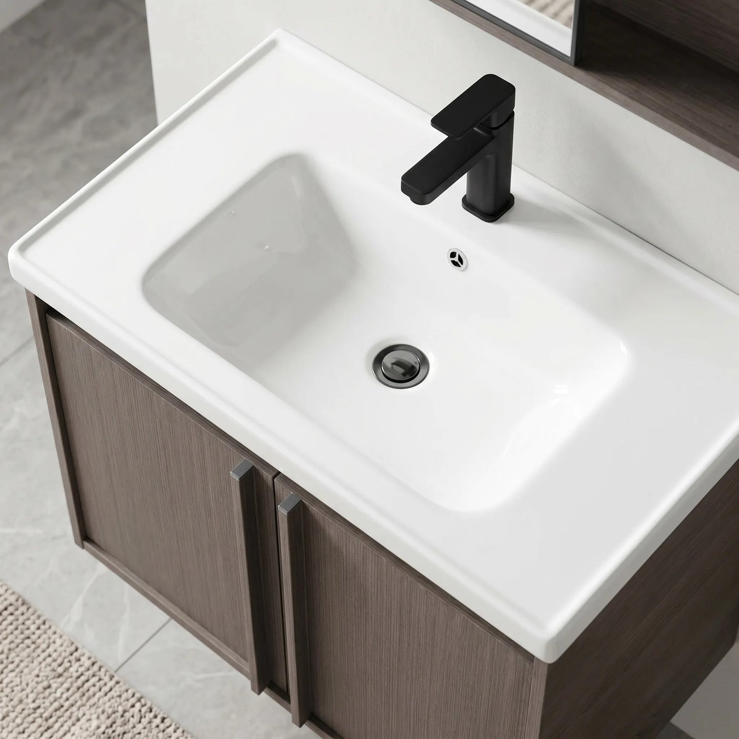 Set mobilier de baie cu lavoar Gama T25023 KJM 70CM  6