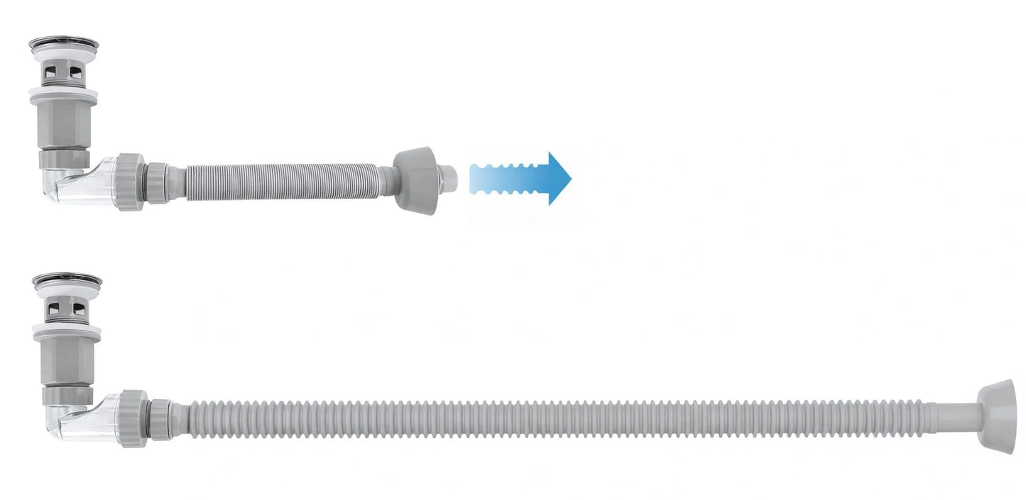 Sifon pentru lavoar REA Flow Brush Copper  6