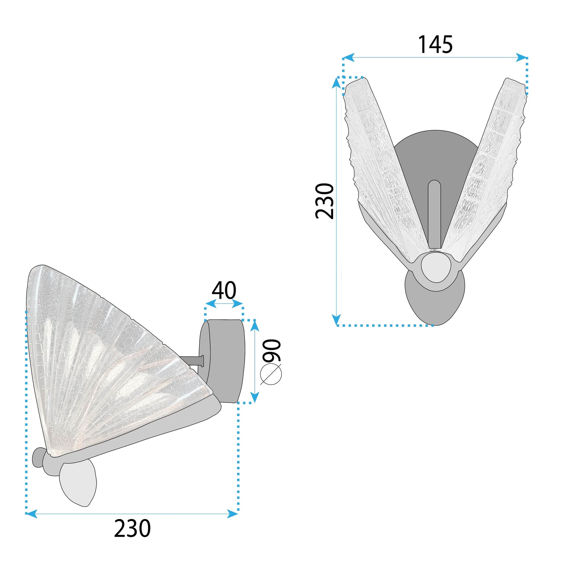 Aplică De Perete Led Lhj104-1w Light Rose Gold  13
