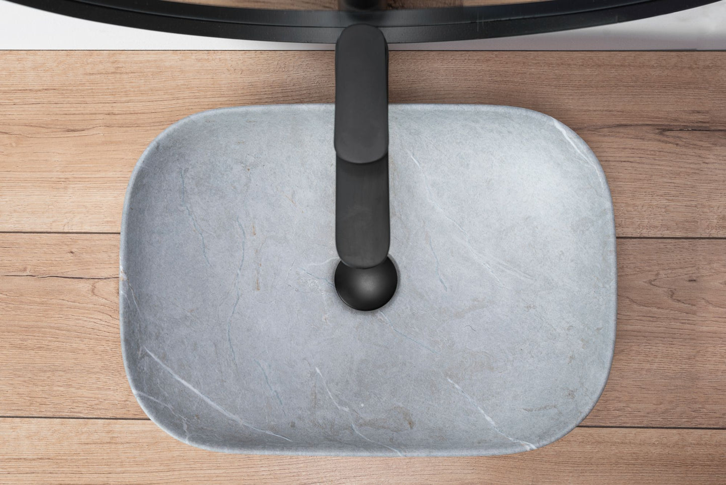 Lavoar pentru blat Rea Livia Gri Grey 3