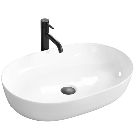 Lavoar ceramic pentru blat CLEO alb - REA 1