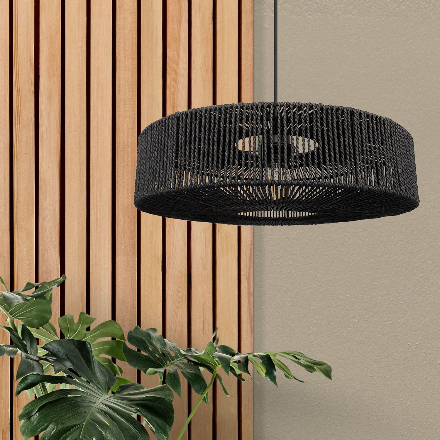 Lampă de tavan APP1484-1CP Black  2