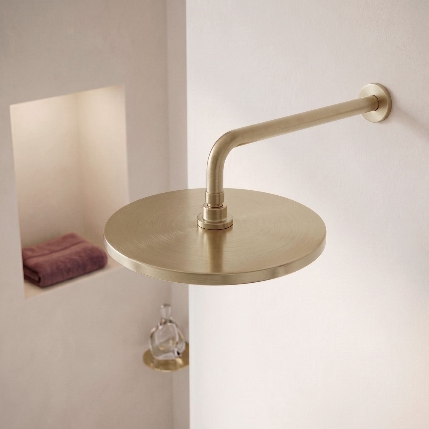 Cap De Duș Rotund REA JS-021 Gold Brush 11