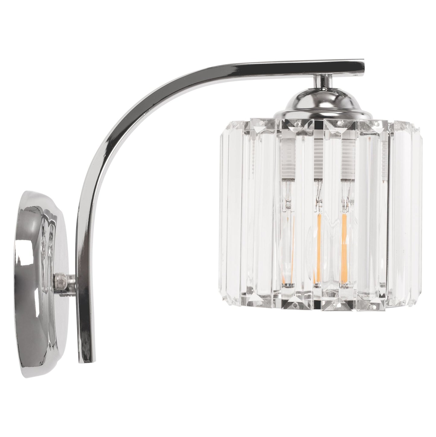 Lampă de perete metal cristal crom APP509-1W  1