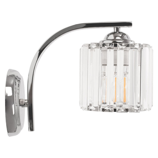 Lampă de perete metal cristal crom APP509-1W  1