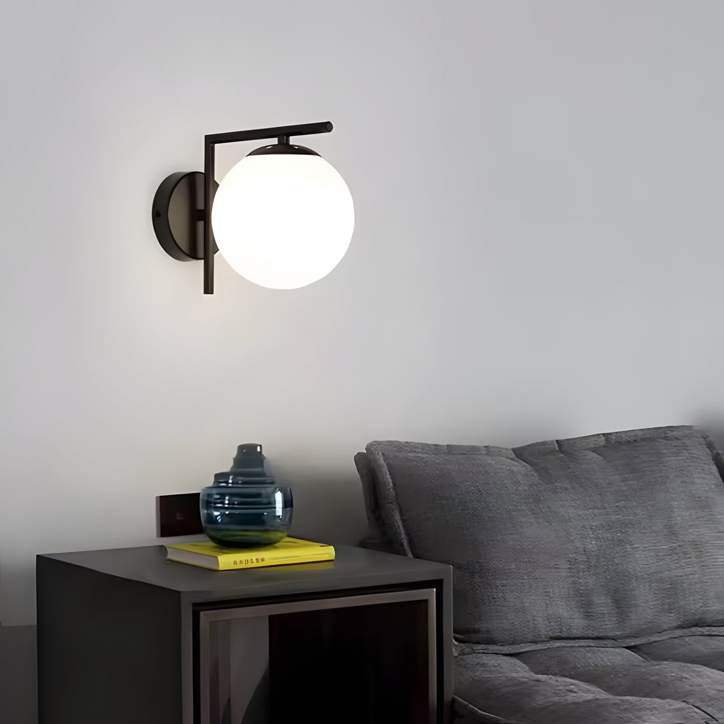 Lampa De Perete G101-1w Black White  14