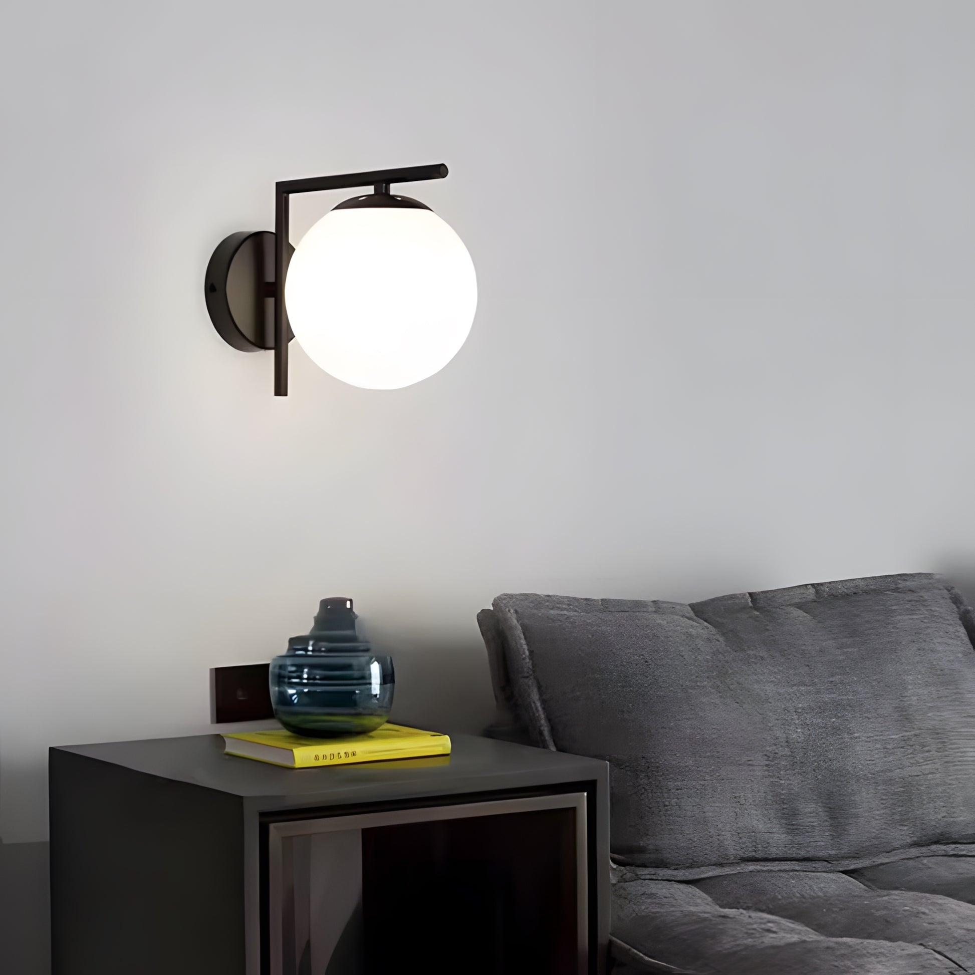 Lampa De Perete G101-1w Black White  14