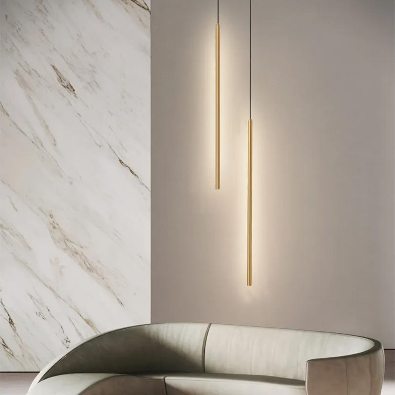 Lampă De Tavan Led App1414-c Gold 100cm  3