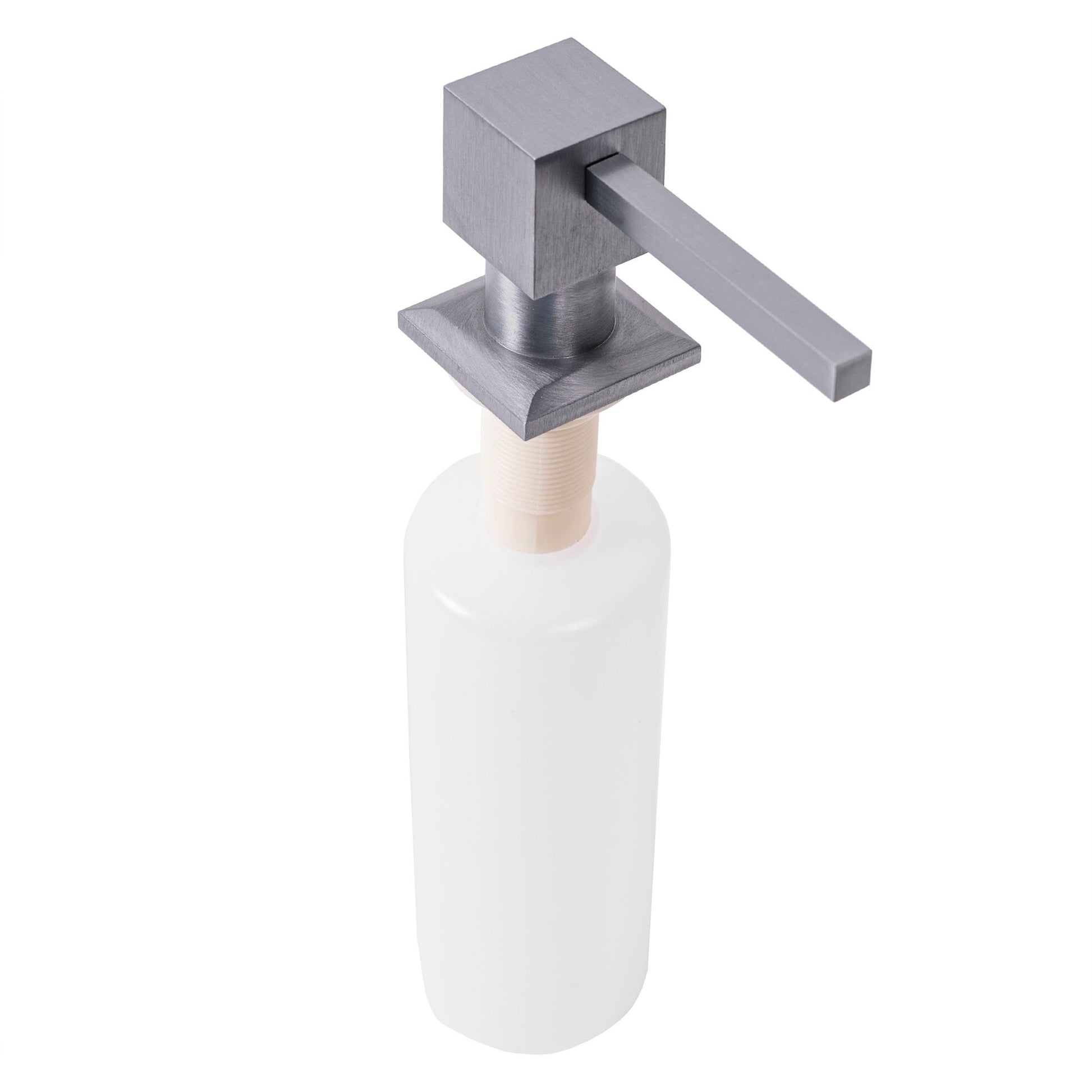 Dozator de săpun REA nickel brush square INOX  5