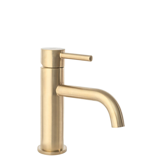 Robinet pentru lavoar Rea Lungo Gold Brush 1