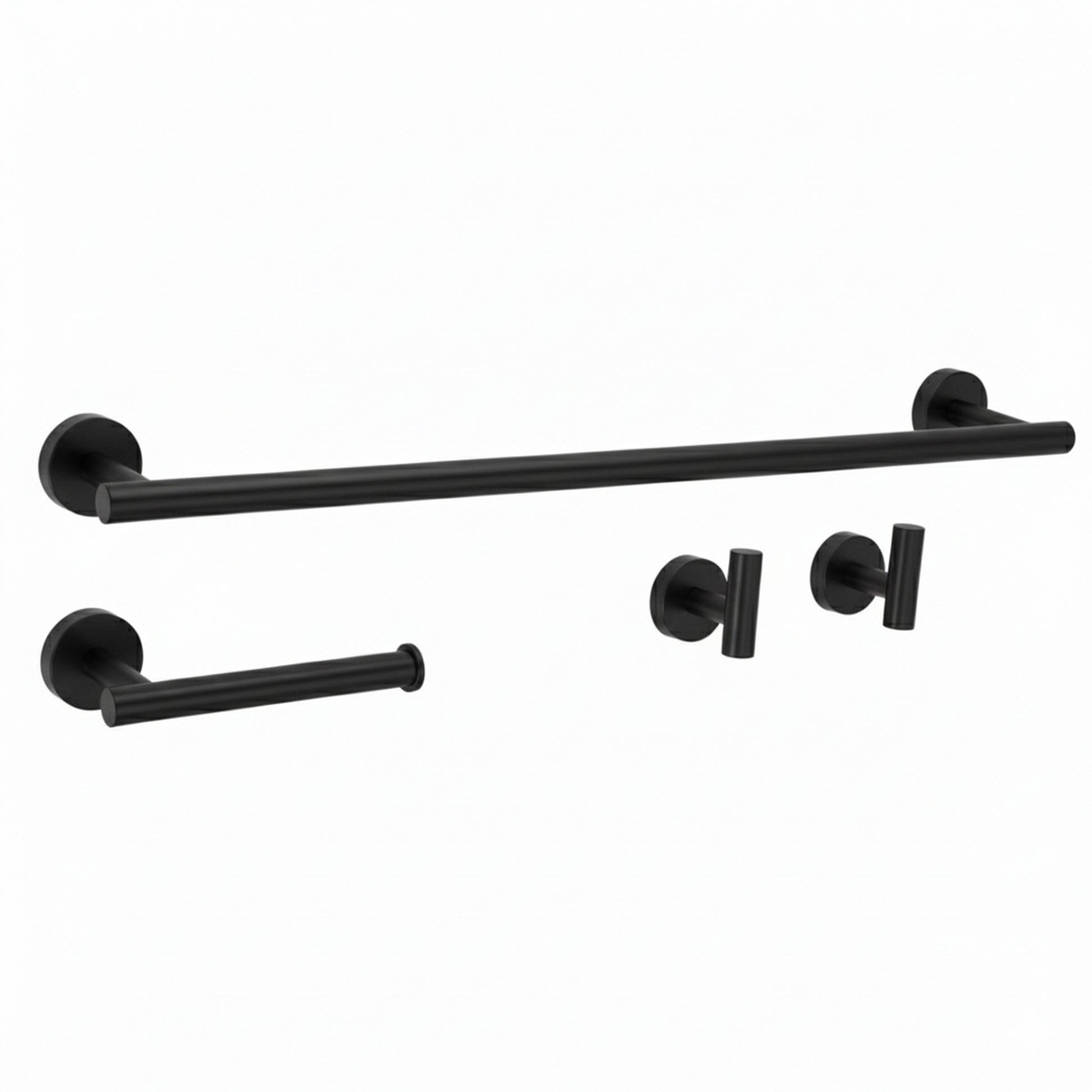 Set Accesorii Pentru Baie Ari Black 4 Piese  2