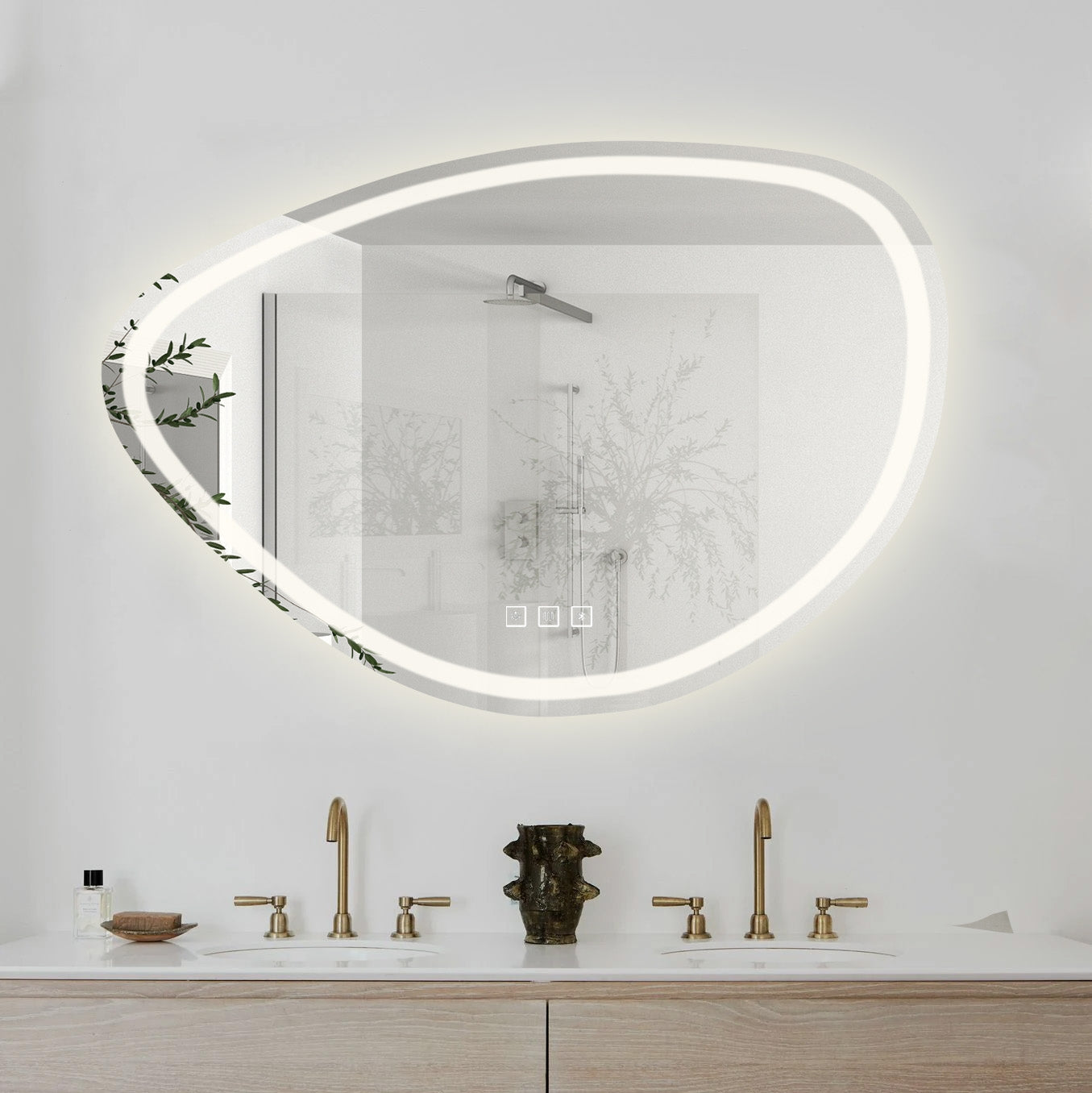 Oglindă LED 70x100cm FOG  7