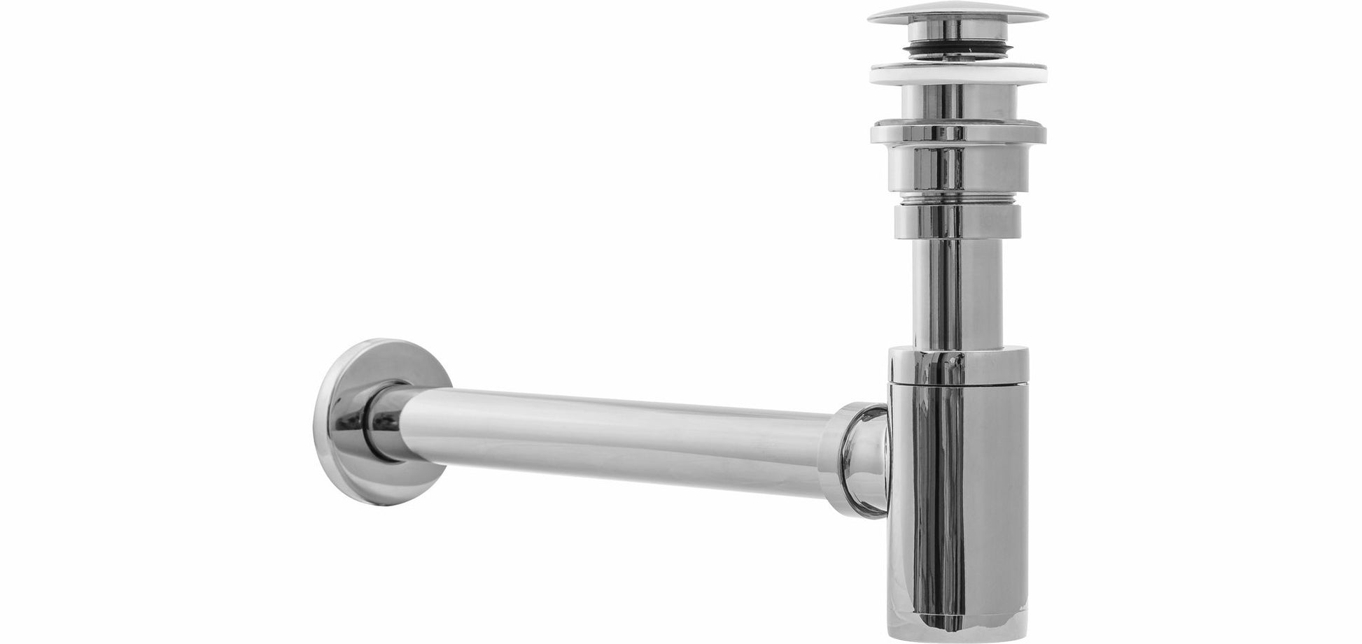 Sifon pentru lavoar Klik-Klak universal Crom 4