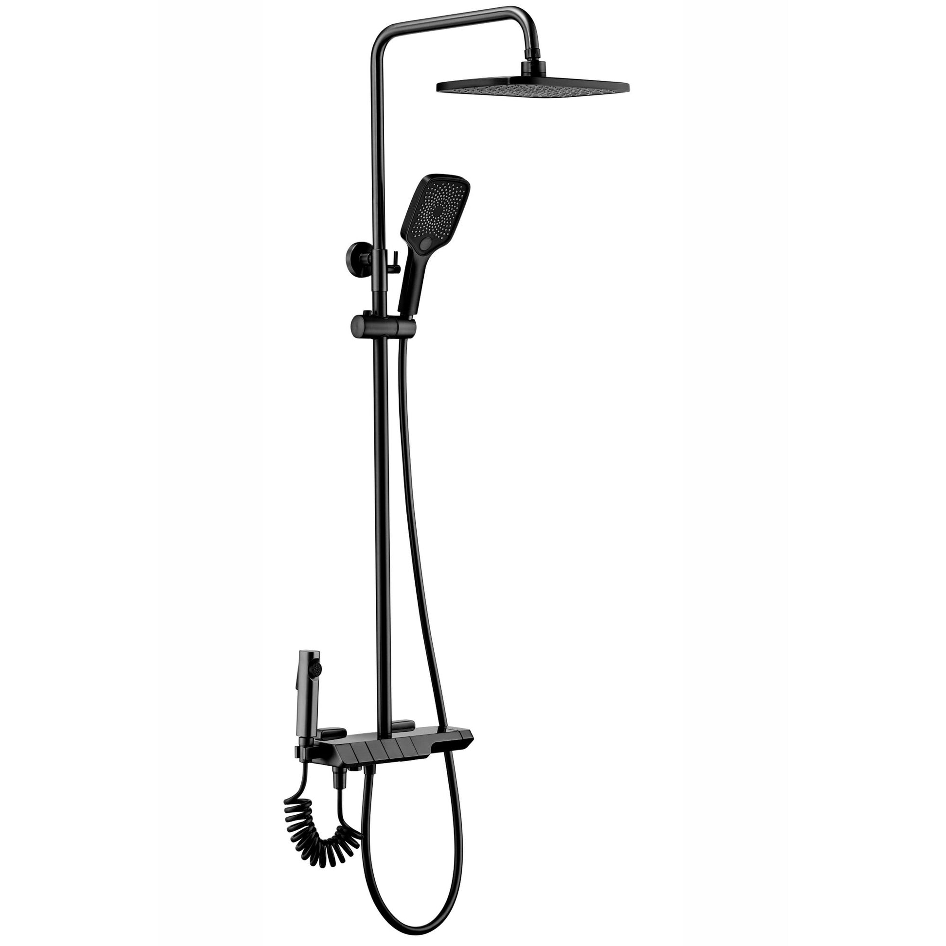 Coloana de dus cu termostat REA ROB Black  7