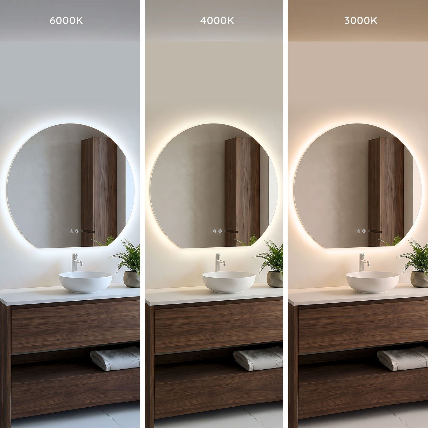 Oglindă LED 90cm Fabio  3