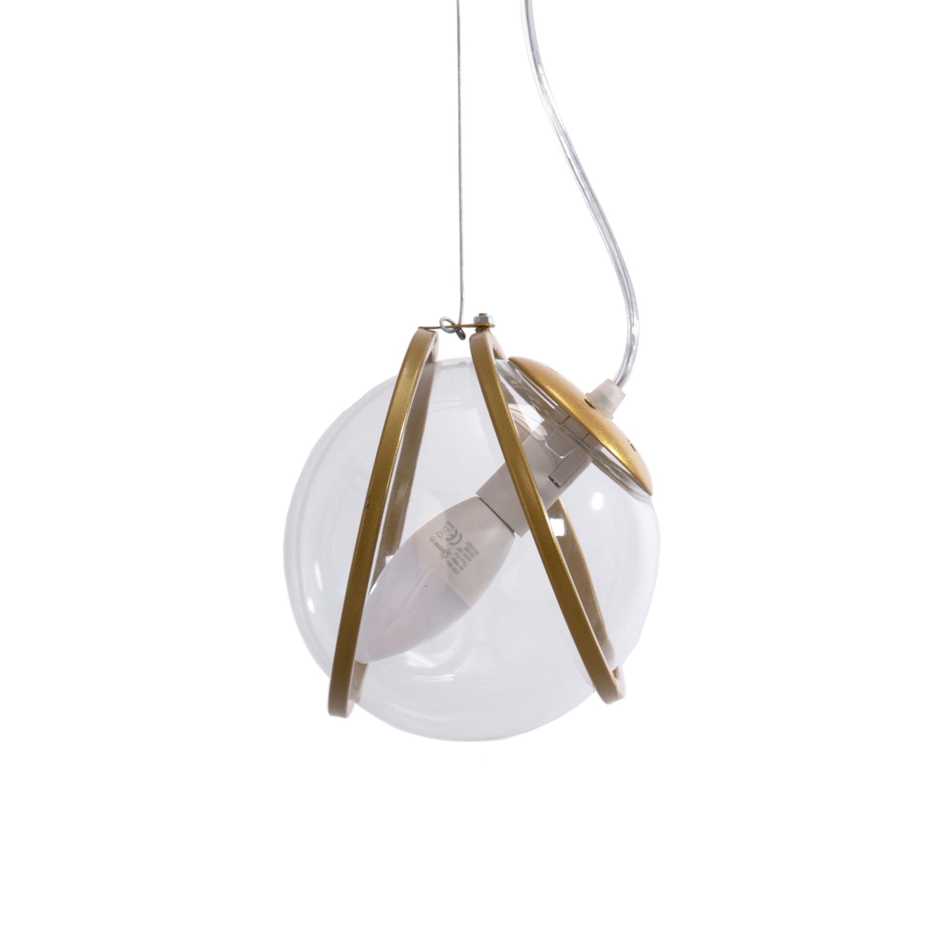 Lampa APP1089-1CP Gold Transparent  3