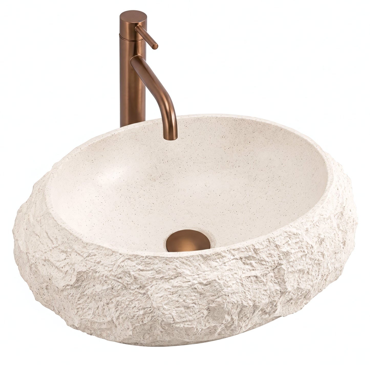Lavoar pe blat Mika Warm Beige  2