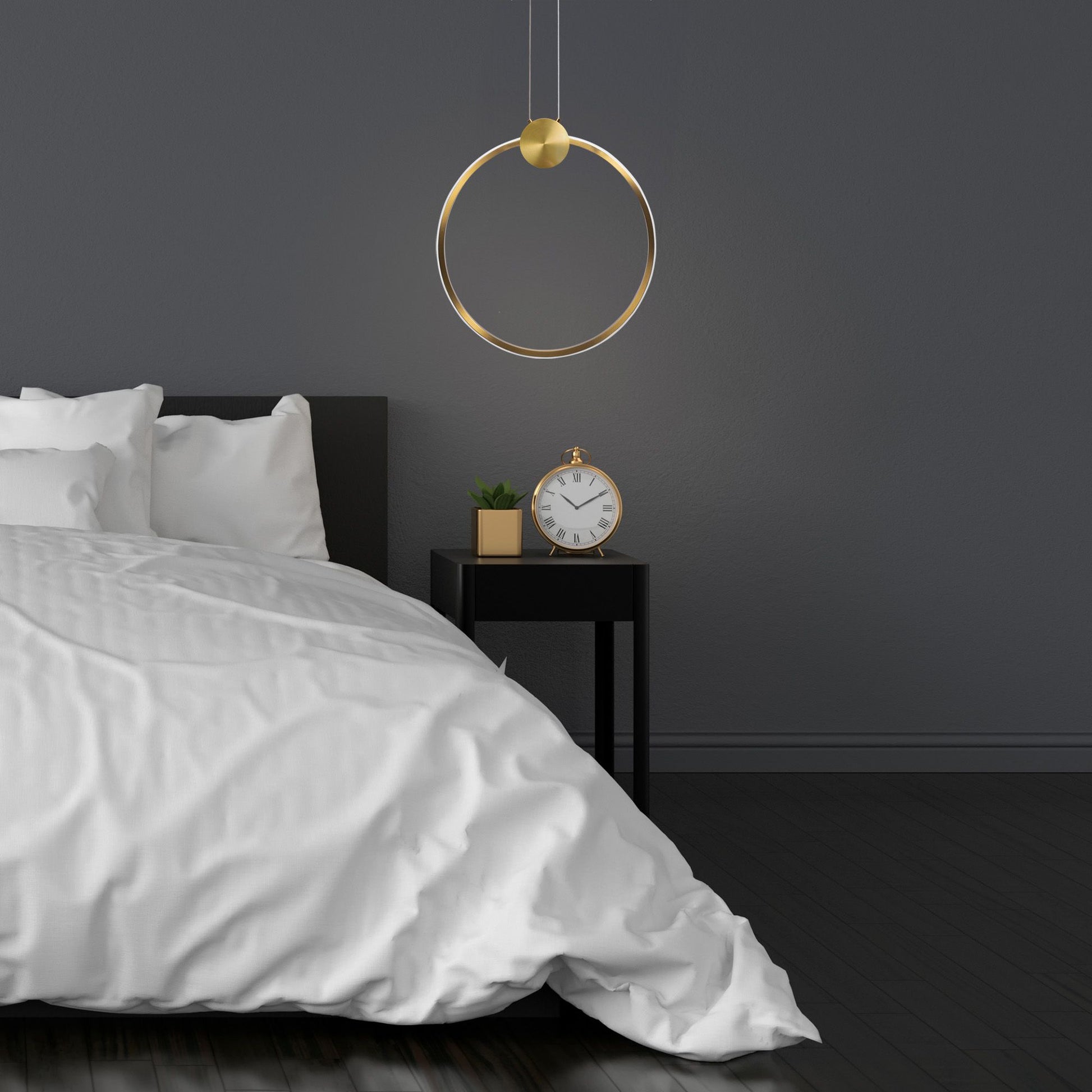 Lampă de tavan LED APP1397-CP OLD GOLD 40cm  2