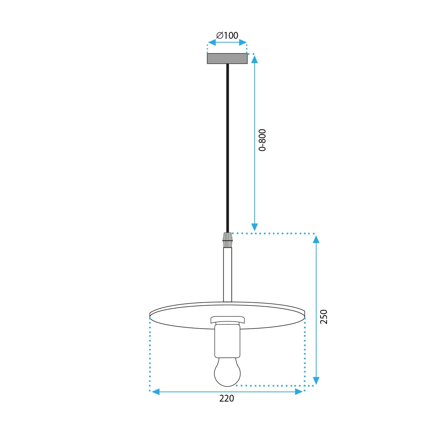 Lampă Suspendată APP1180-1CP  8