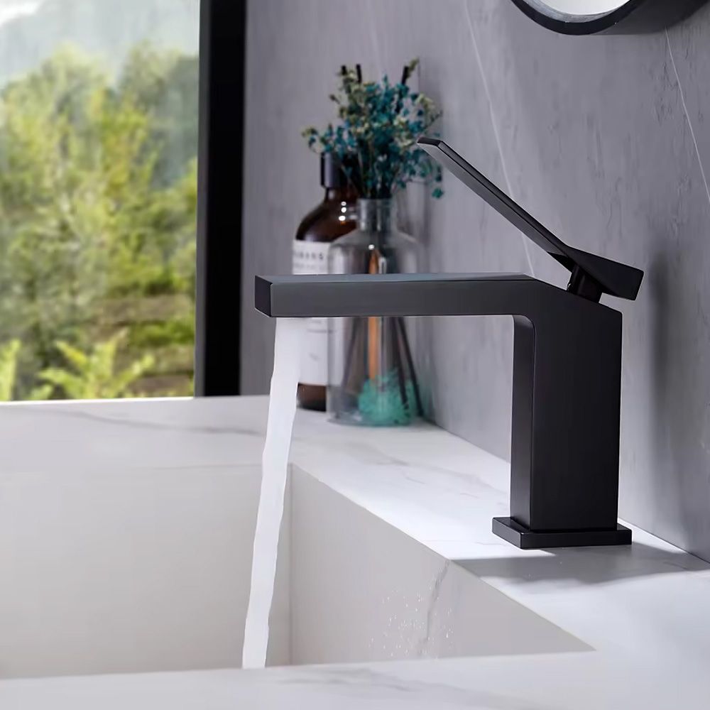 Baterie pentru lavoar Rea Duet Black Low  2