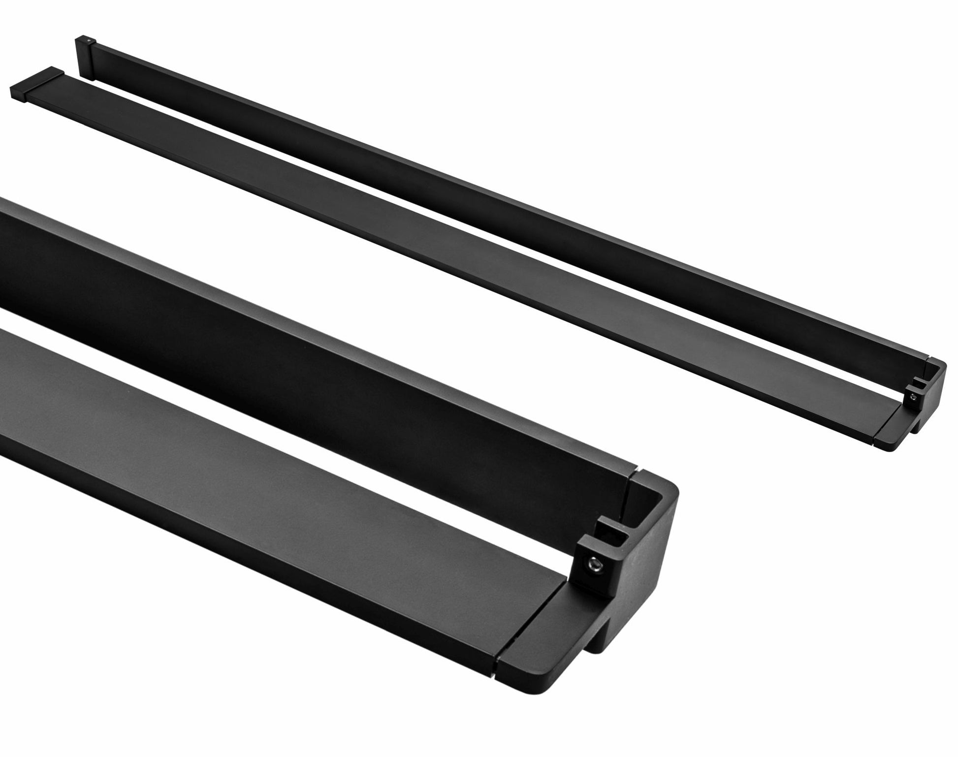 Umeraș pentru prosoape EVO BLACK poliță pentru pereți de duș  1