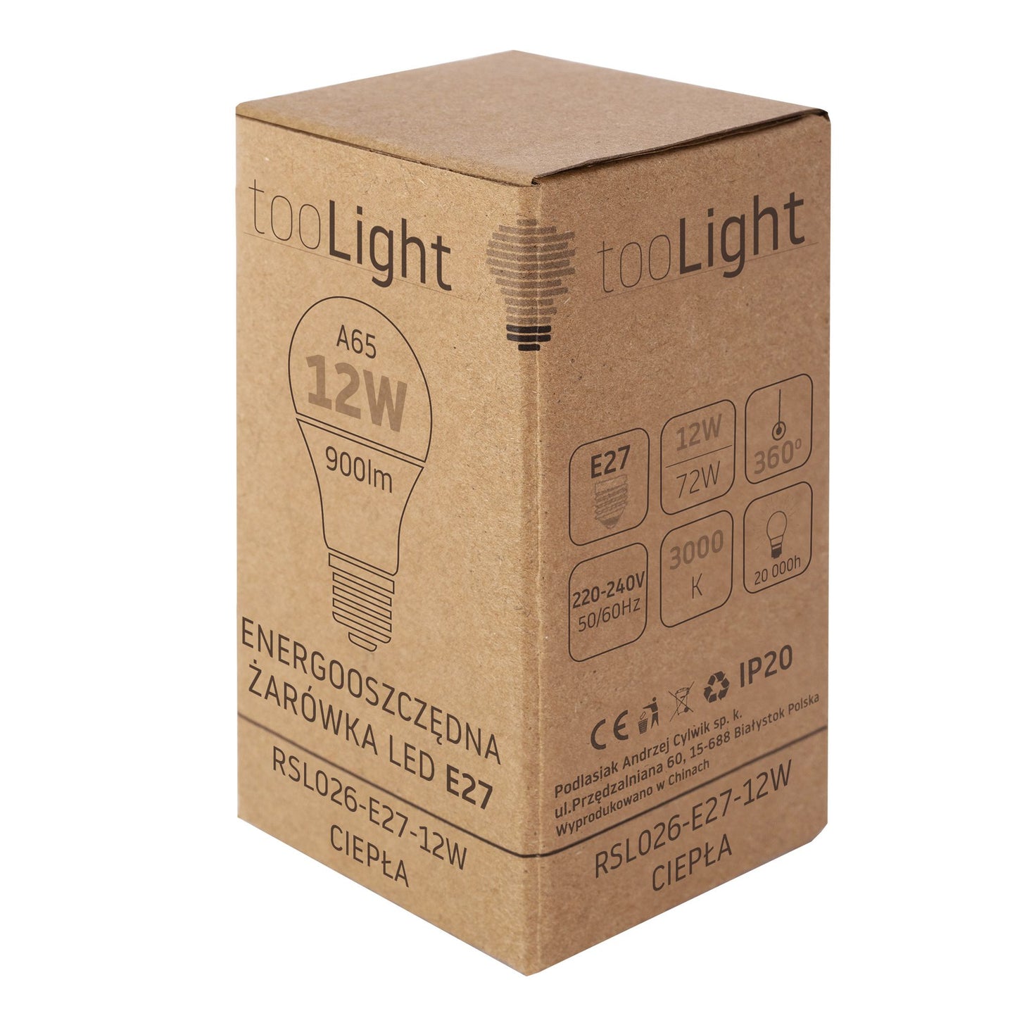 Bec cu LED RSL026 E27 12W Warm  4