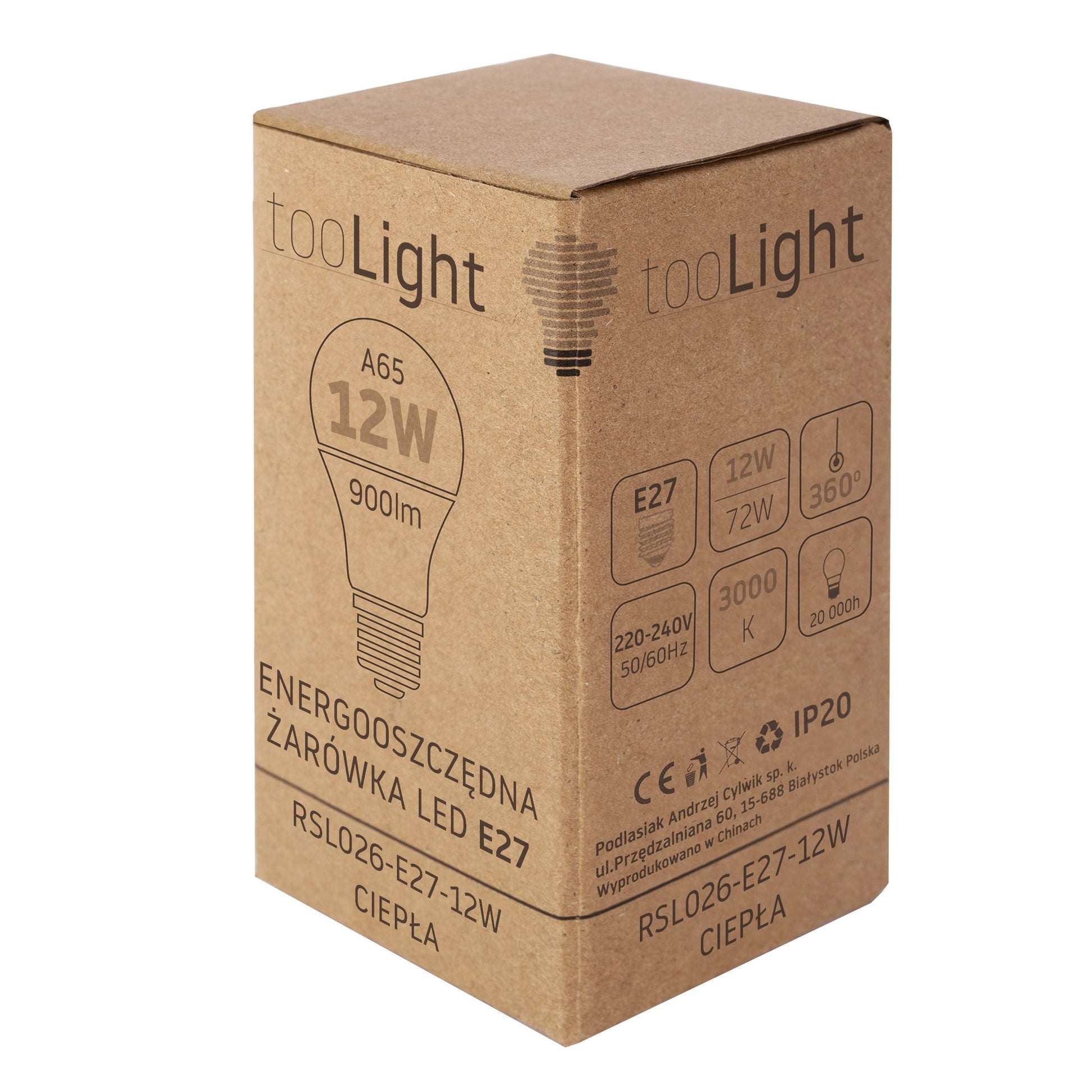 Bec cu LED RSL026 E27 12W Warm  4