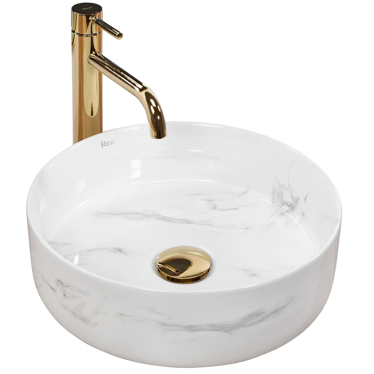 Lavoar pe blat Rea Sami Nature Marble 1