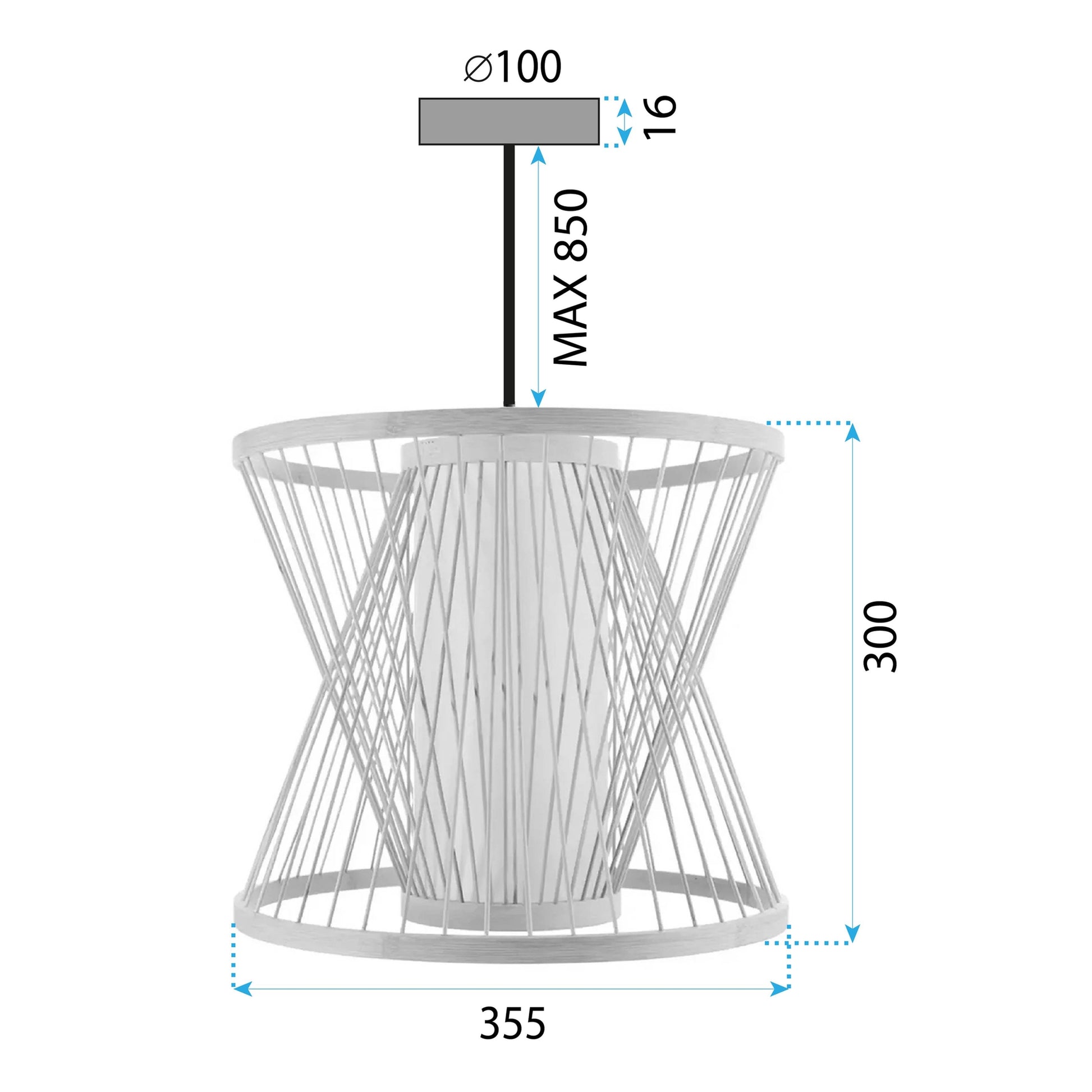 Lampă De Tavan Bamboo APP1630-1CP  7
