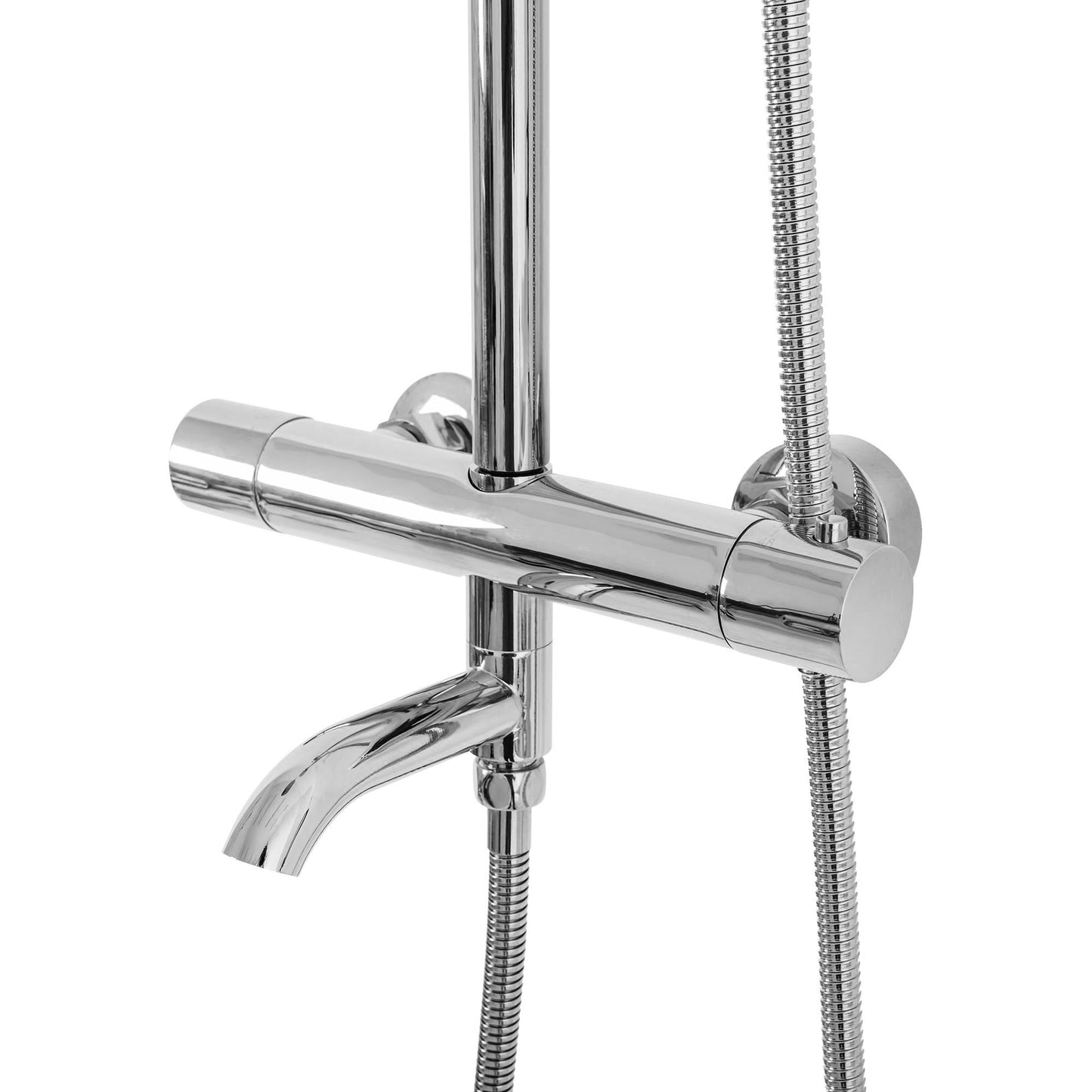 Coloana de dus cu termostat Lungo Crom  2