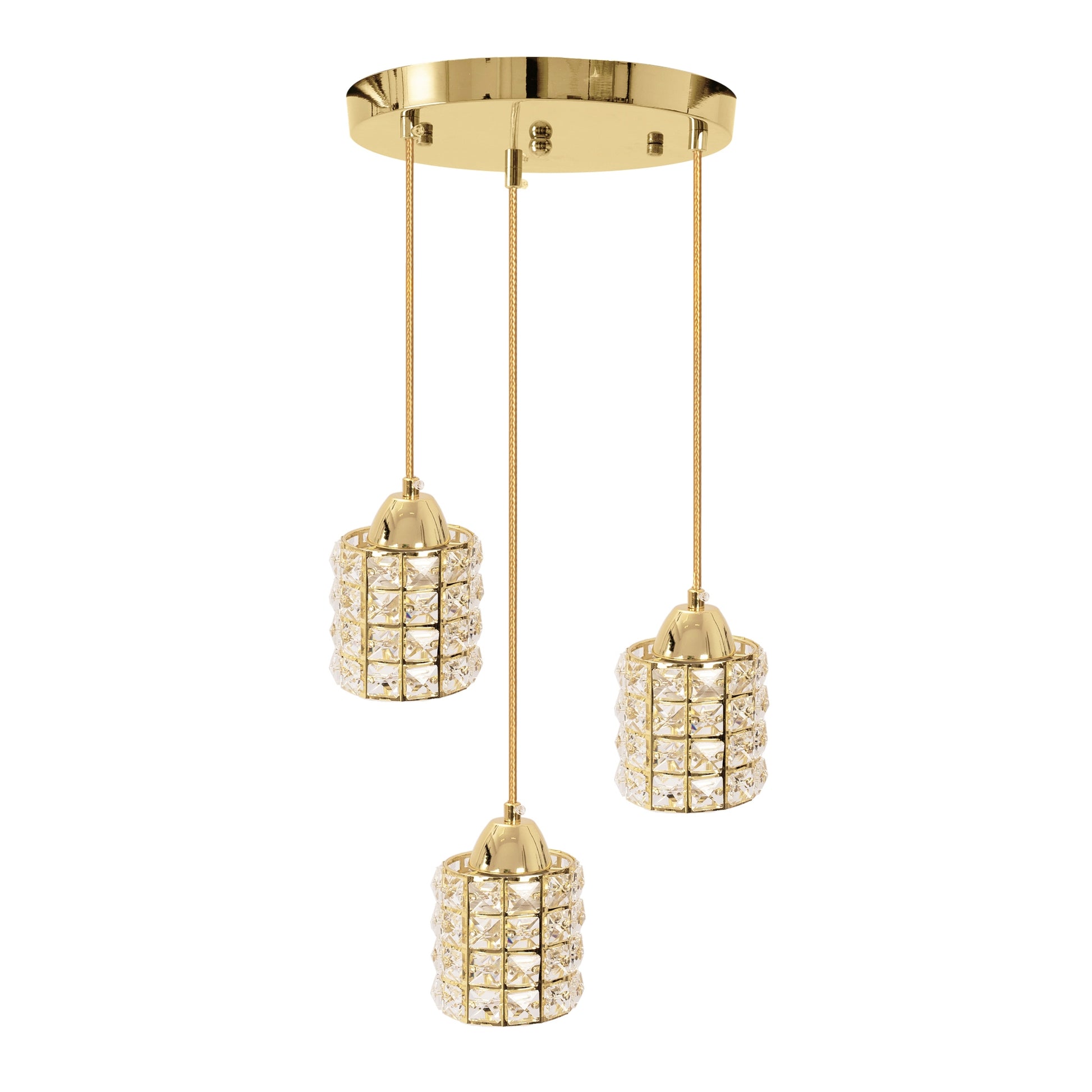 Plafoniera Cristal Gold APP726-3CRP  2