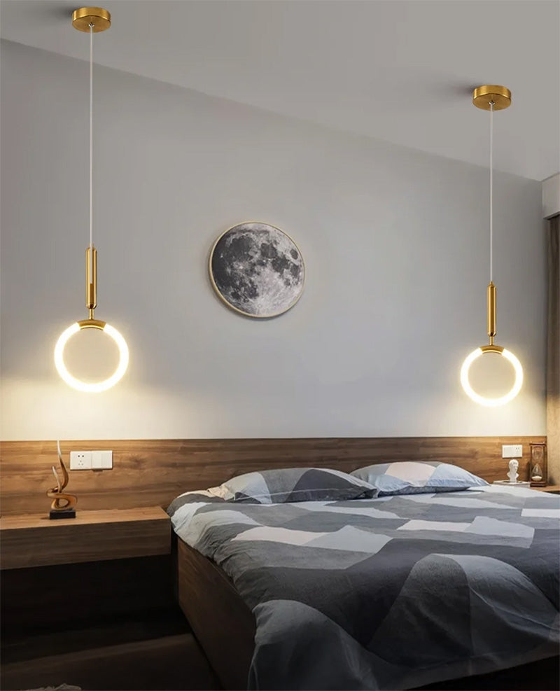 Lampă Suspendată Led Lhj058-cp1 Brush Gold  3