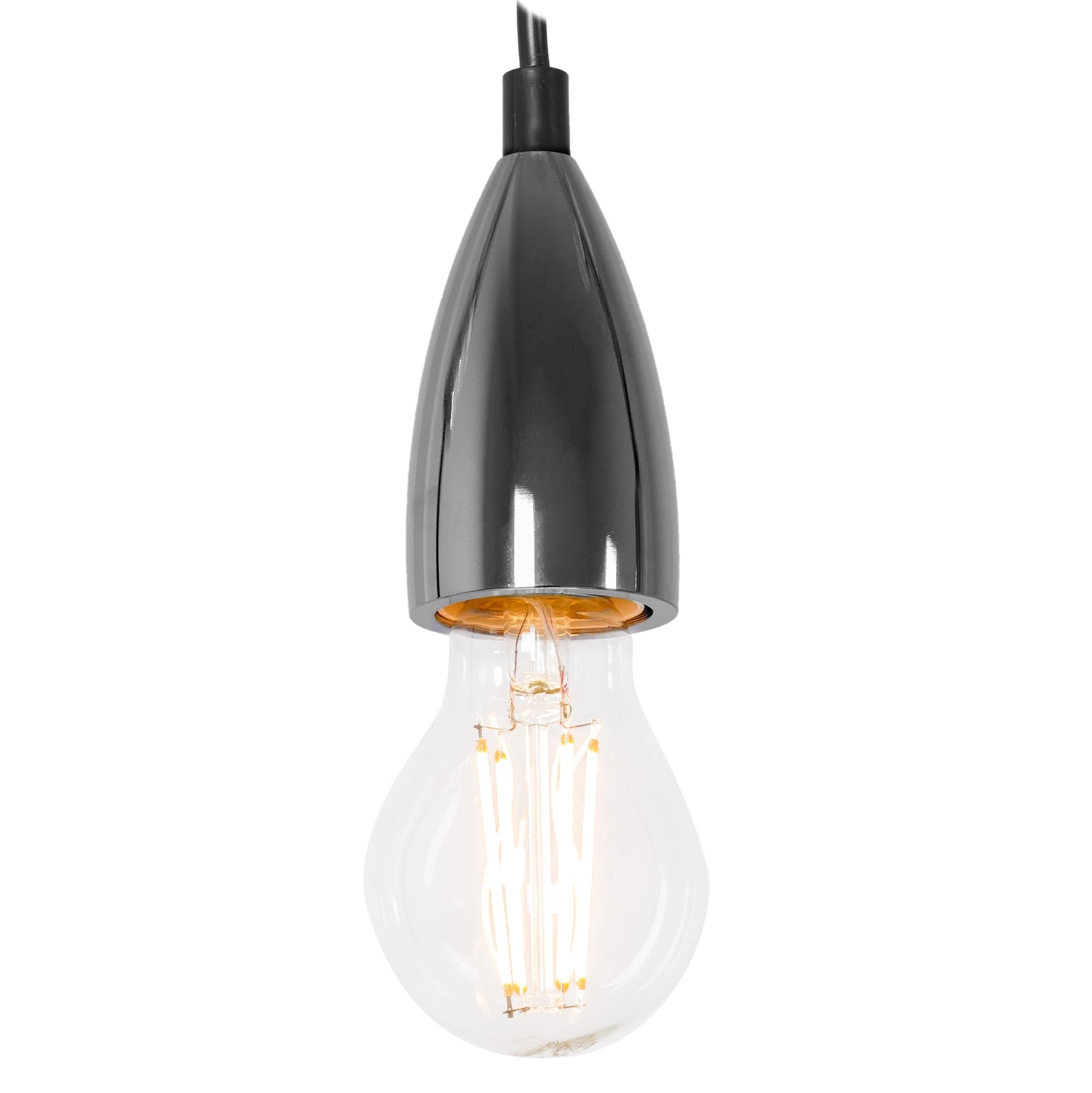 Lampa De Tavan Suspendabila Crom Black APP357-1CP  6