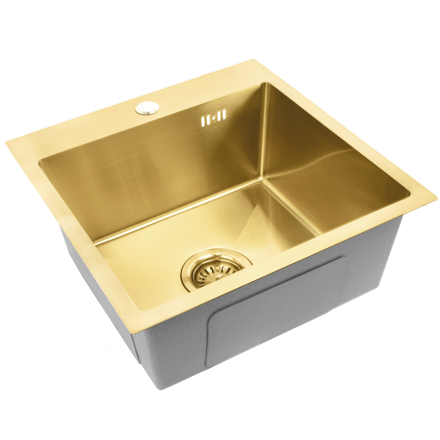 Chiuvetă Inox Leo 40 Brush Gold cu robinet de bucătărie 8