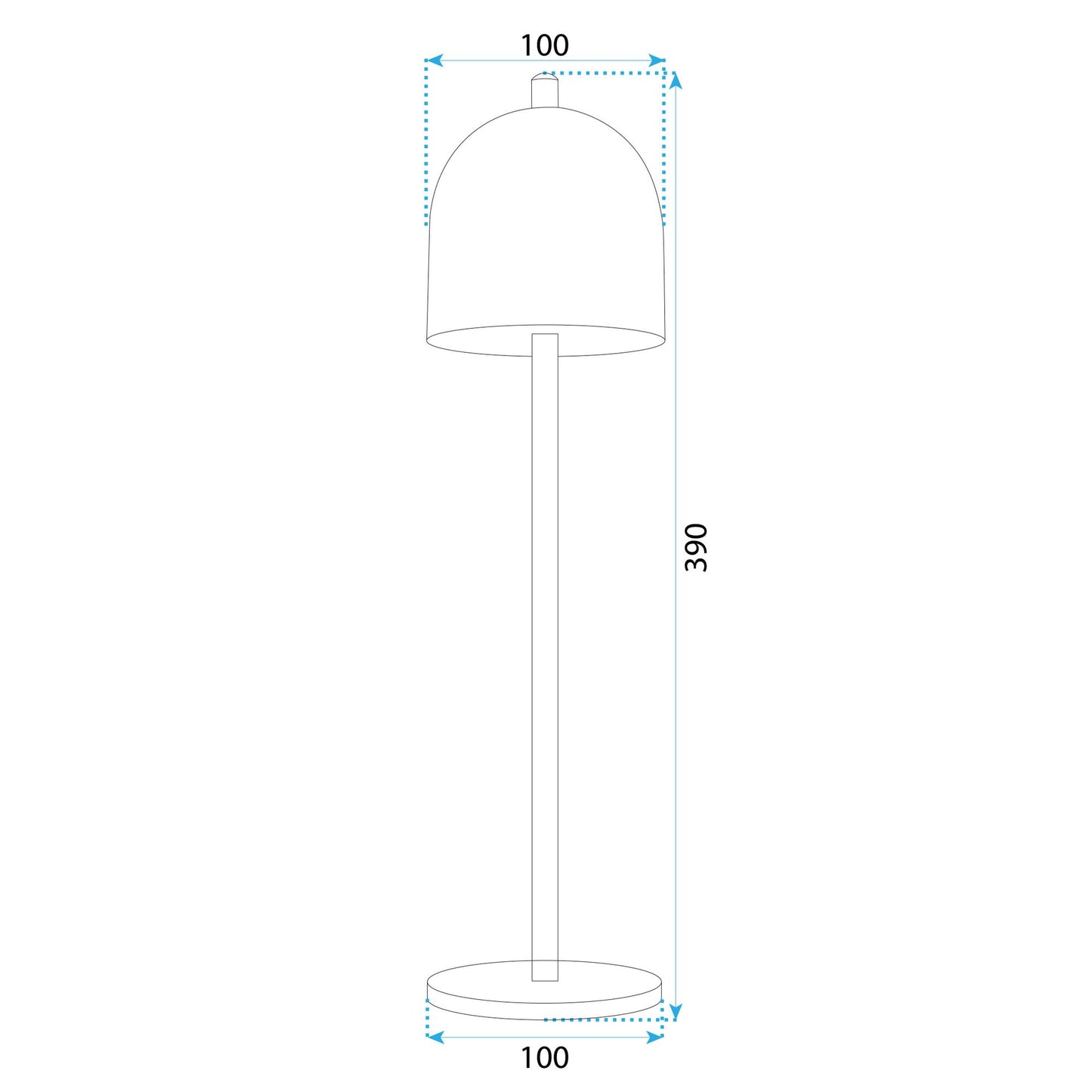 Veioza APP1362-T grey 9