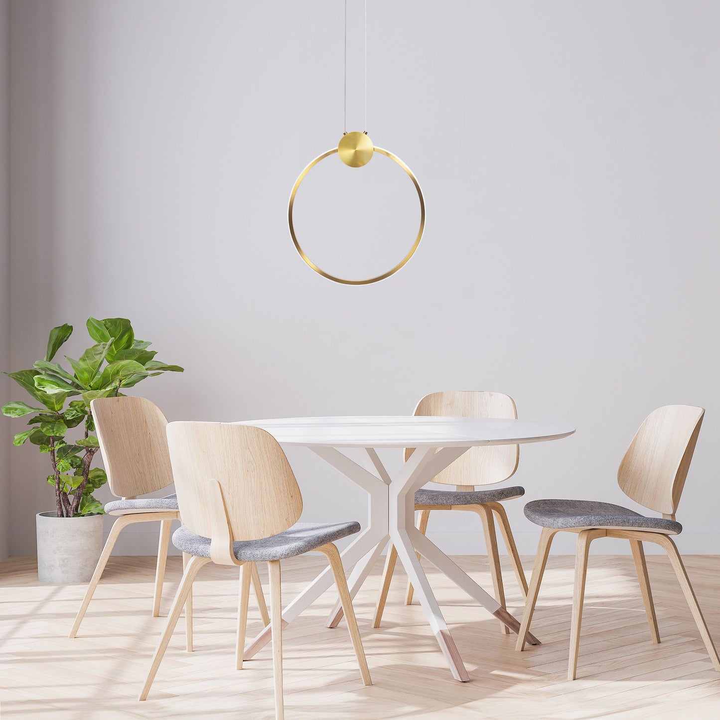 Lampă de tavan LED APP1397-CP OLD GOLD 40cm  6