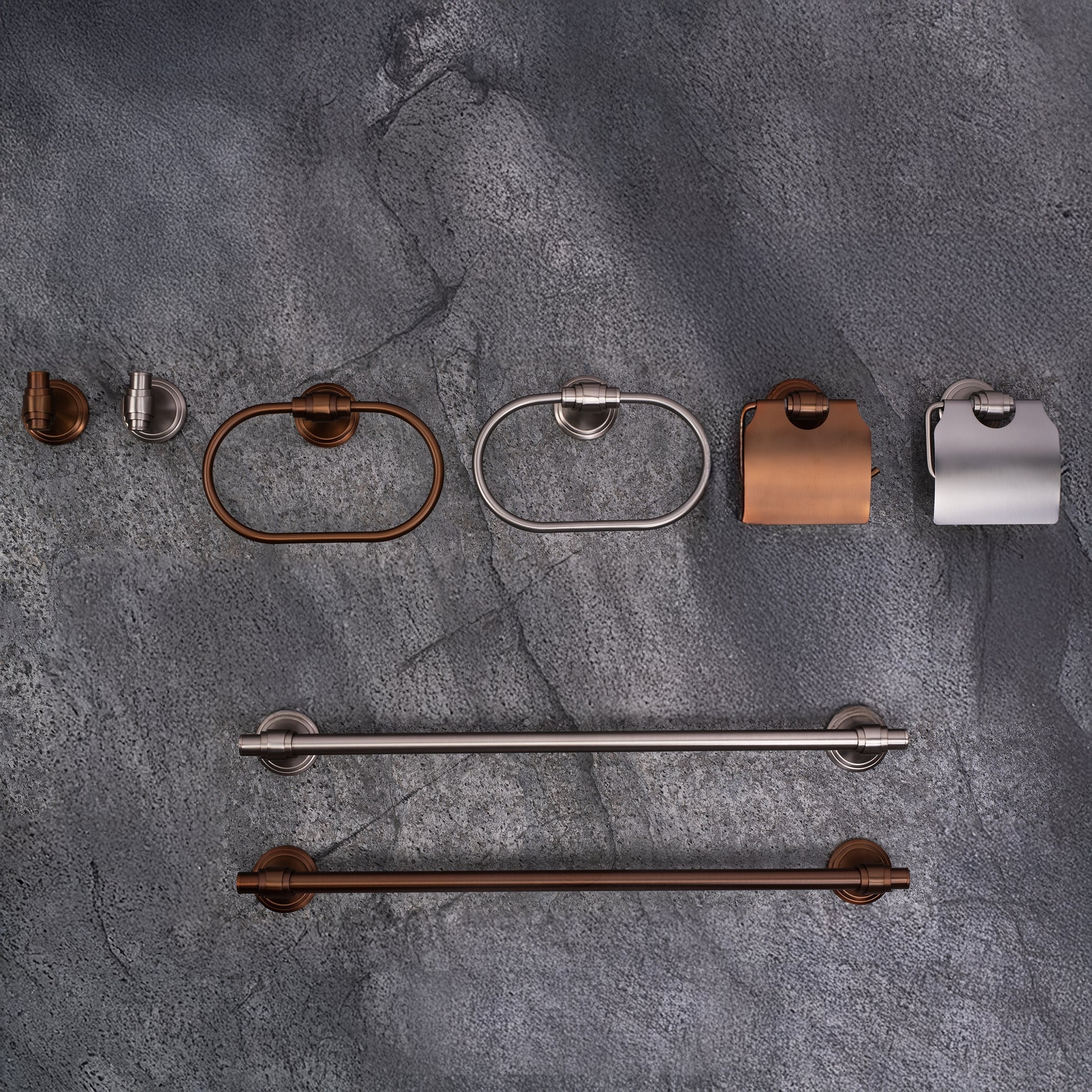 Suport Hârtie Igienică 16101 Aristo Cupru Periat  4