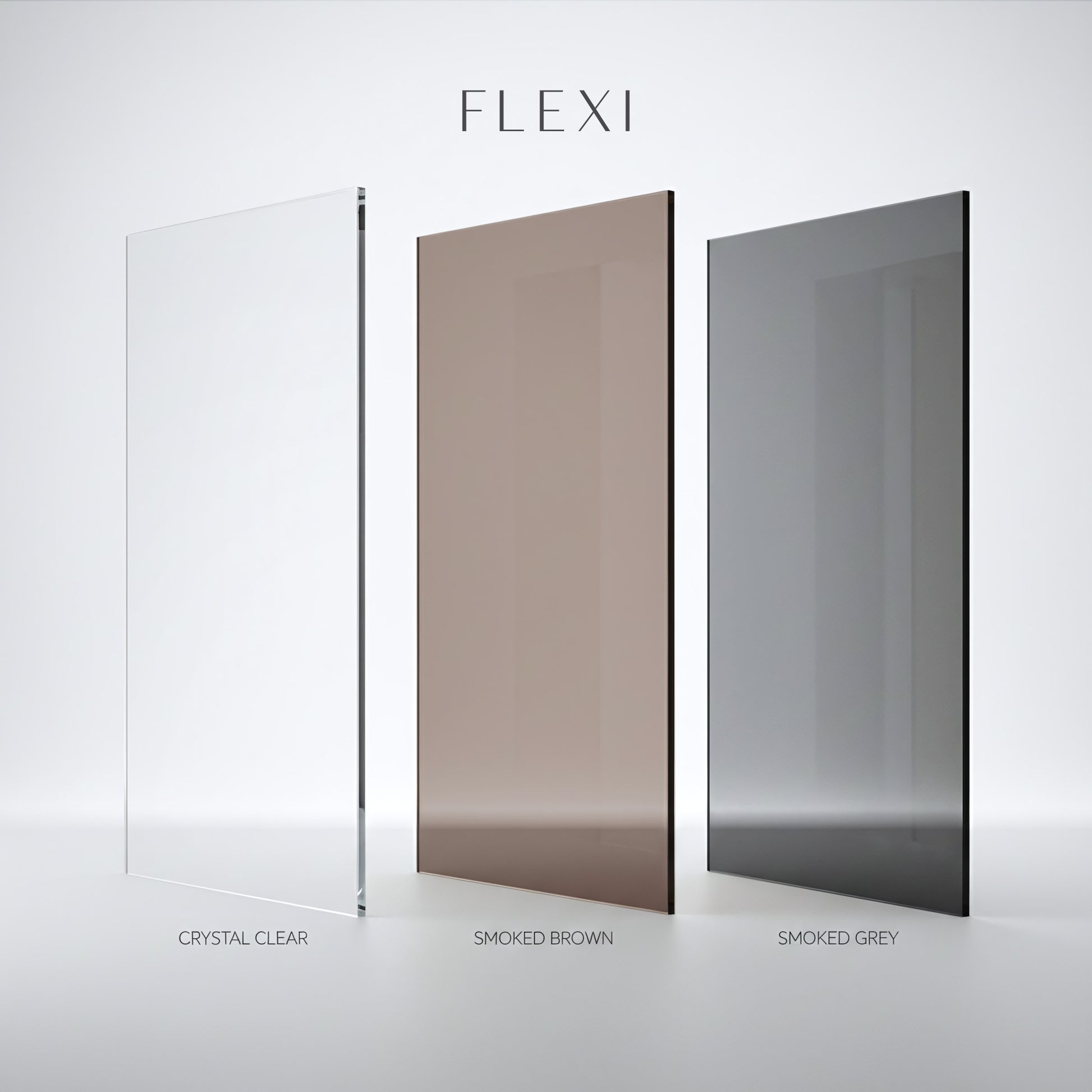 Paravan de dus Rea Flexi Grey / Brush Gold 80  8