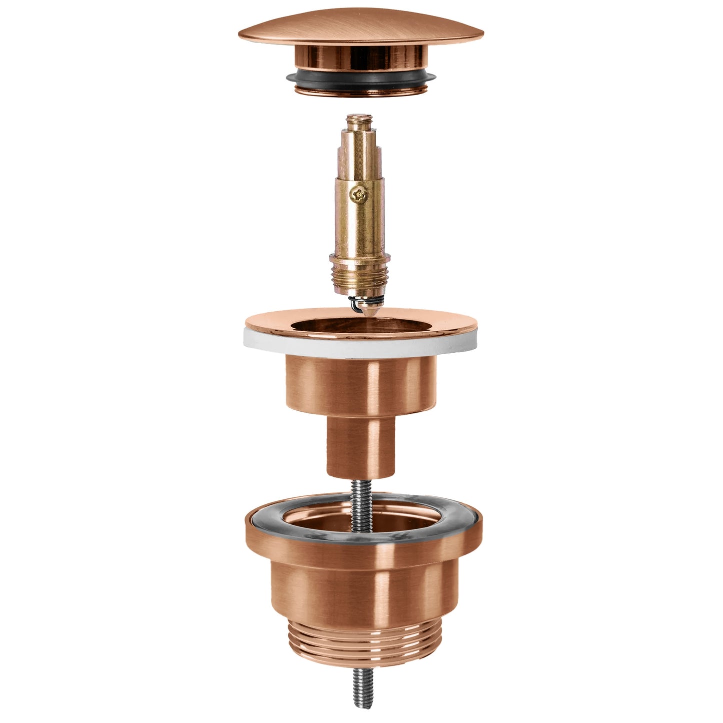Dop Pentru Lavoar Universal Clic-clac Rea Copper Brush  2