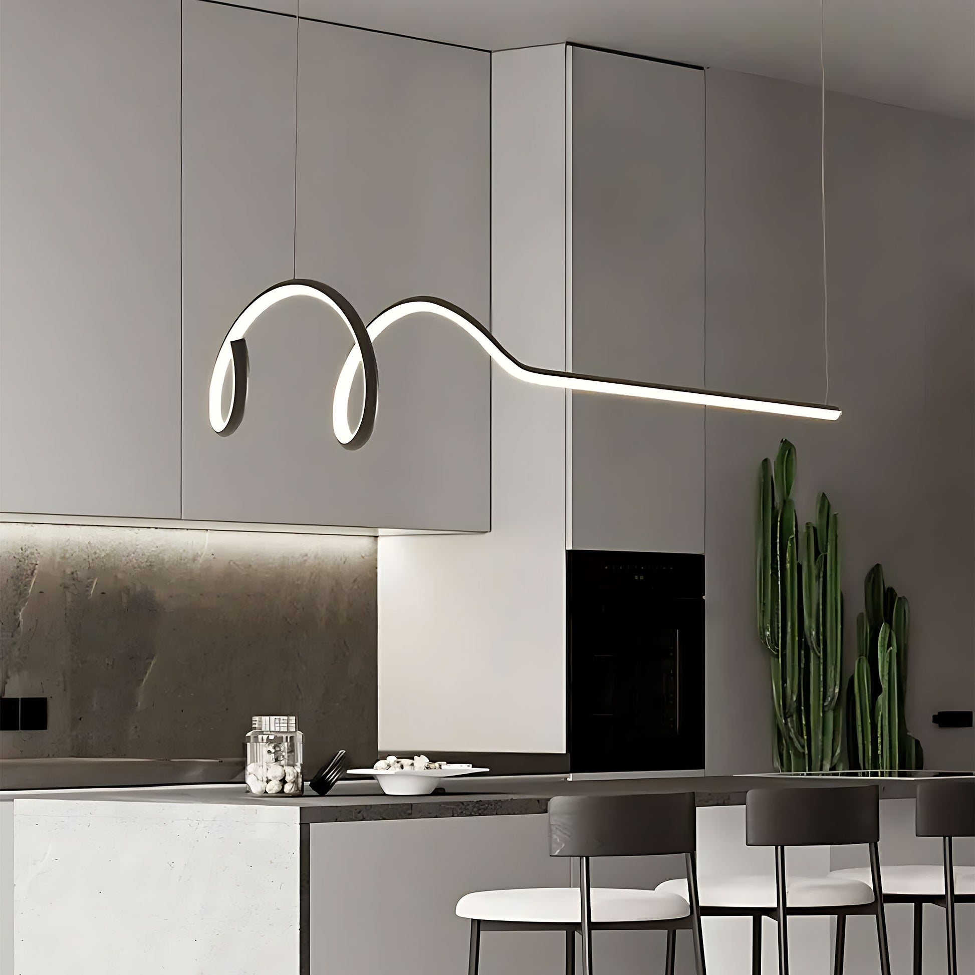 Lampă Suspendată Lhj030-cp 120cm Neagră  7