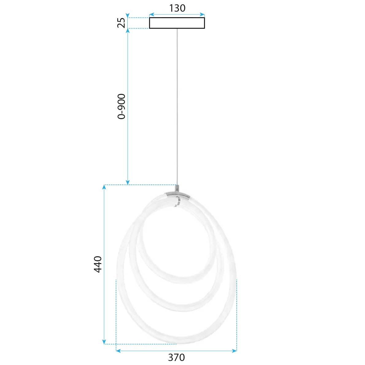 Lampa Led G016-cp Gold  7