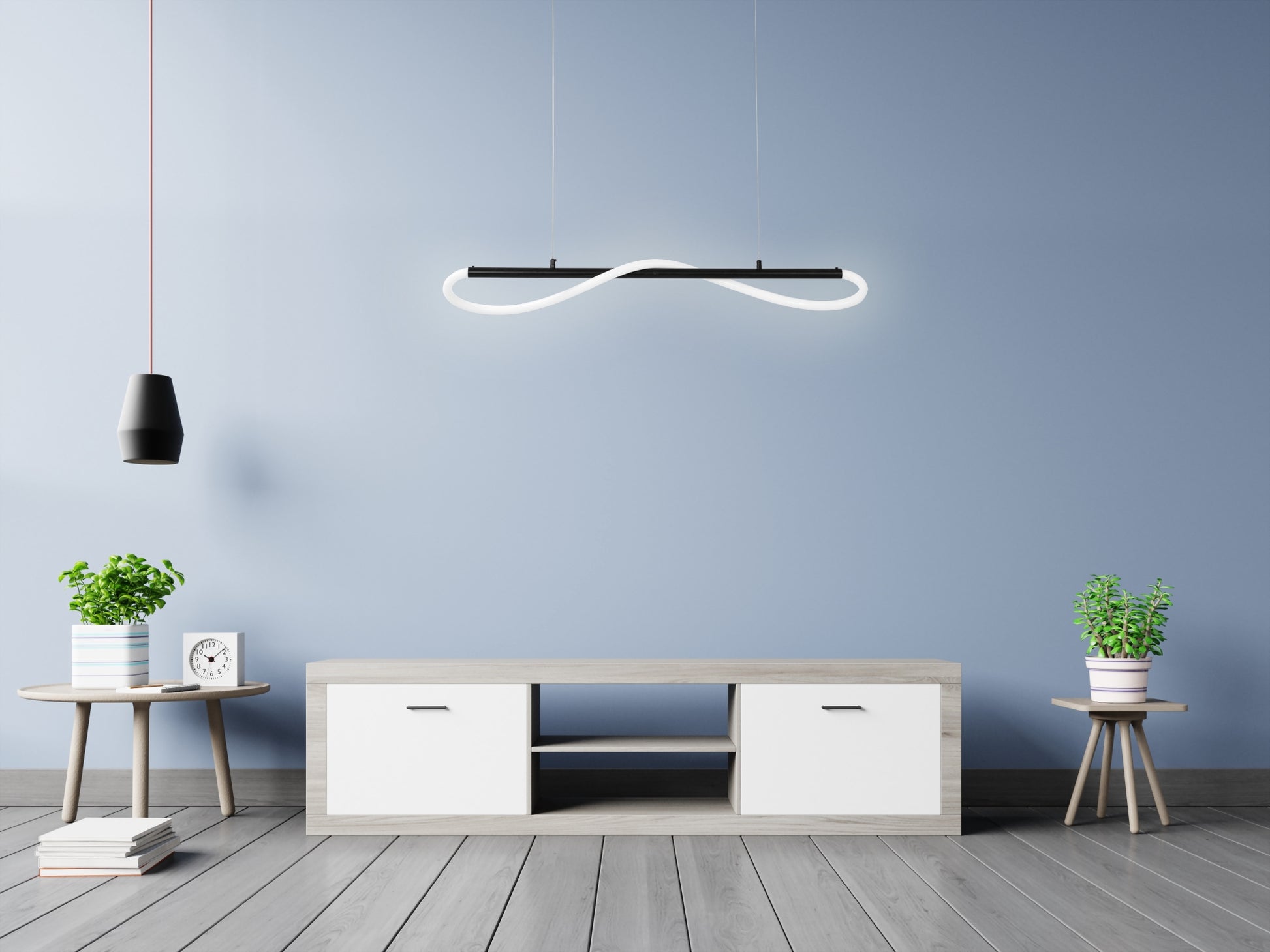Lampa Led App853-cp Long Black  5